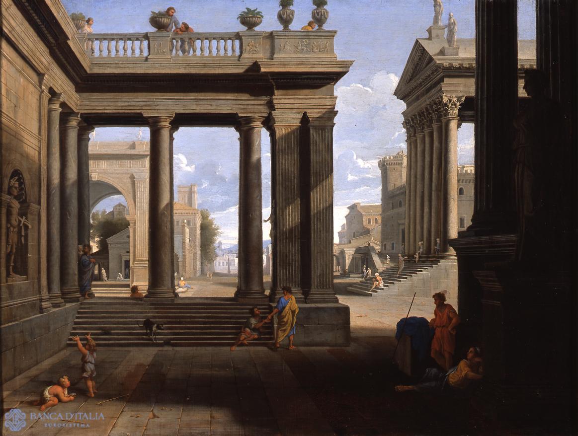 Capriccio con prospettive architettoniche