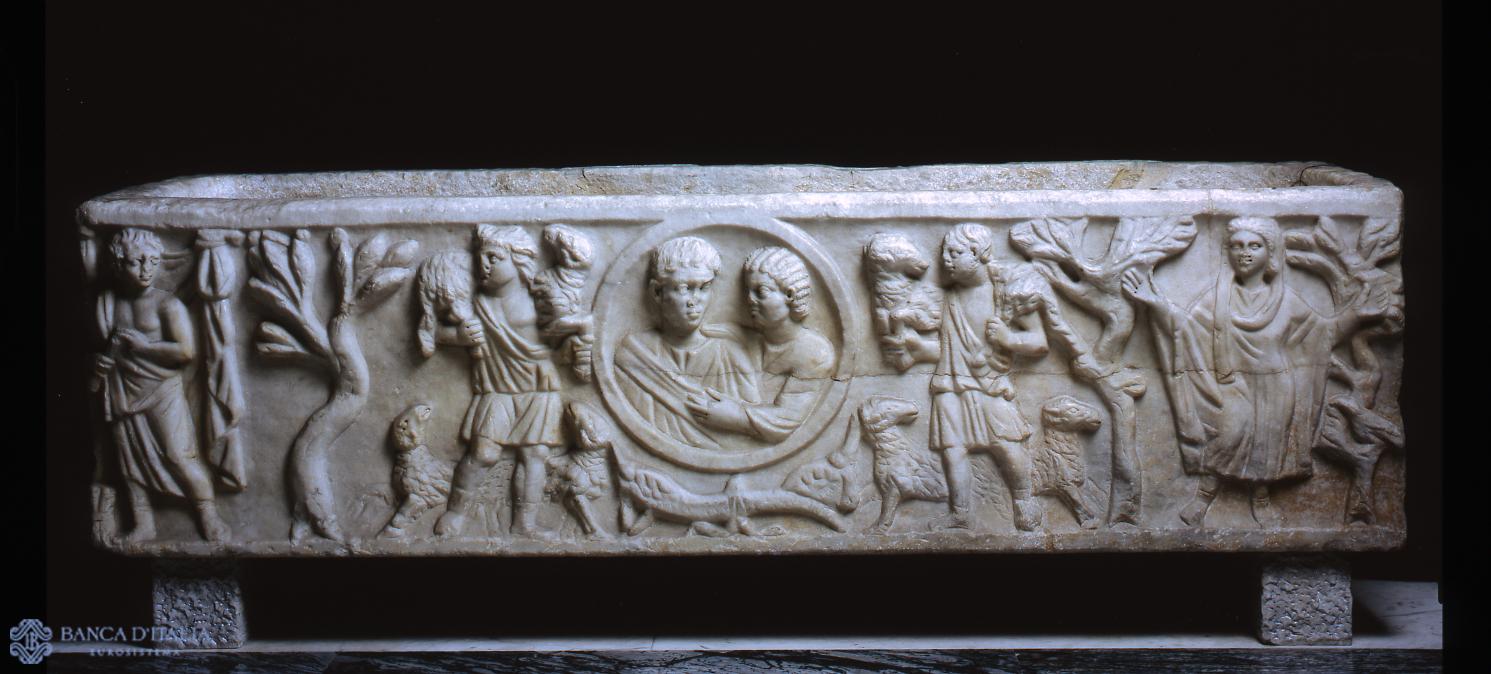 Paleochristian sarcophagus